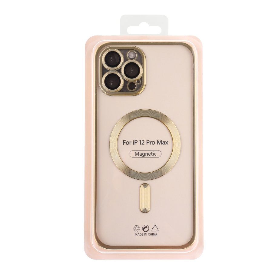 Чохол TPU Metallic Chrome Full Camera with Magsafe для iPhone 12 Pro Max - Зображення 3