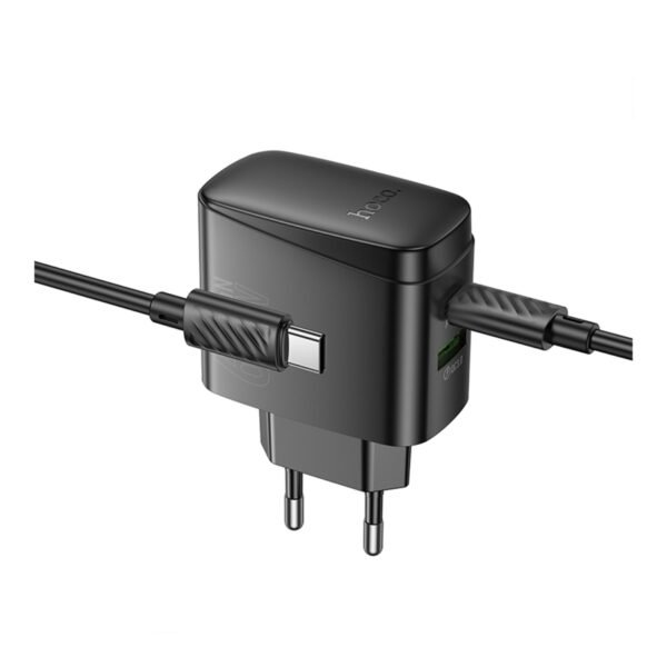 Мережевий Зарядний Пристрій Hoco CS63A 1USB/1USB-C PD65W/QC GAN+Type-C to Type-C