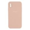 Чохол Silicone Case Square Full Camera для iPhone Xs Max
