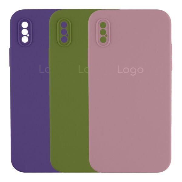 Чохол Silicone Case Square Full Camera для iPhone Xs Max