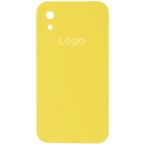 Чохол Silicone Case Square Full Camera для iPhone Xr
