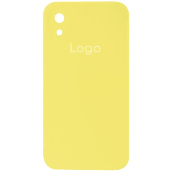 Чохол Silicone Case Square Full Camera для iPhone Xr