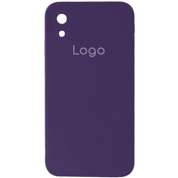 Чохол Silicone Case Square Full Camera для iPhone Xr