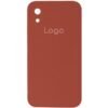 Чохол Silicone Case Square Full Camera для iPhone Xr