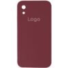 Чохол Silicone Case Square Full Camera для iPhone Xr