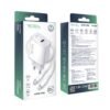 Мережевий Зарядний Пристрій Ridea RW-20125 Rapid Pro 1USB-C QC/PD 20W+Type-C to Lightning