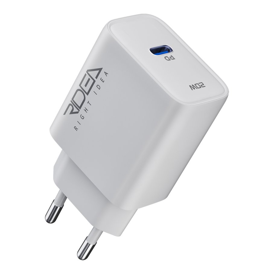 Мережевий Зарядний Пристрій Ridea RW-20125 Rapid Pro 1USB-C QC/PD 20W+Type-C to Lightning - Зображення 3