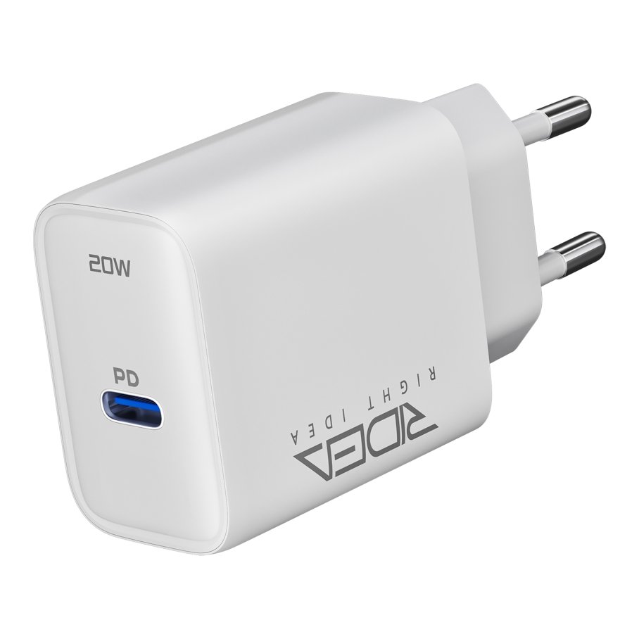 Мережевий Зарядний Пристрій Ridea RW-20125 Rapid Pro 1USB-C QC/PD 20W+Type-C to Lightning - Зображення 5