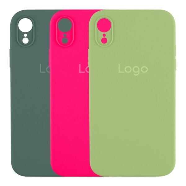 Чохол Silicone Case Square Full Camera для iPhone Xr