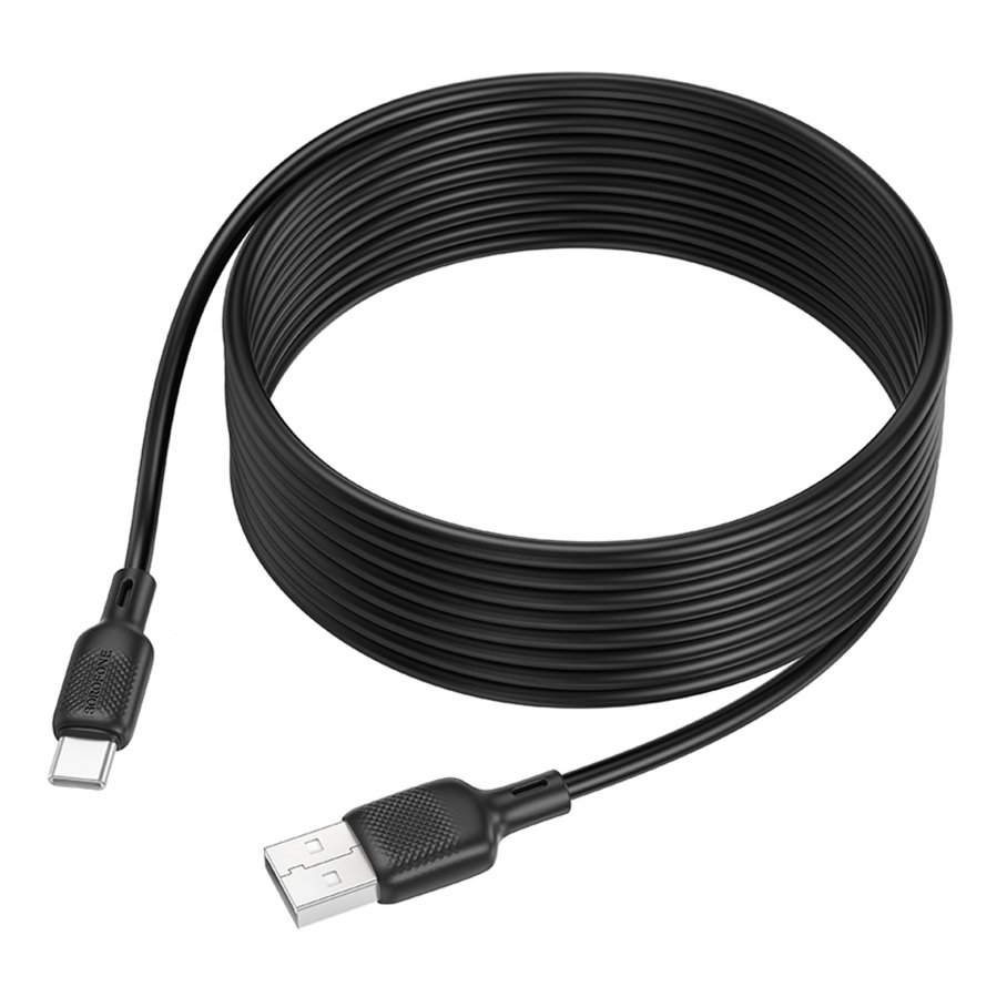 Кабель USB Borofone BX113 Silicone Type-C 3A 3m - Зображення 4