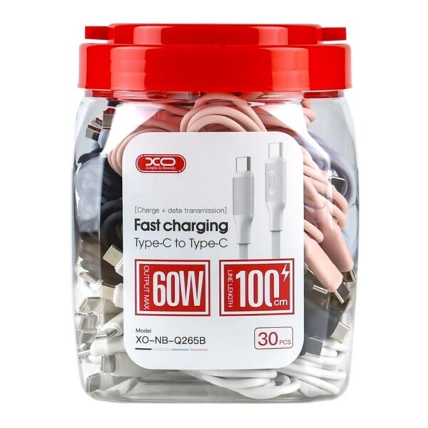 Кабель USB XO-Q265B Type-C to Type-C 60W (30pcs/bottle)