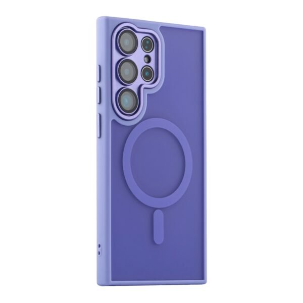 Чохол TPU+PC Magnetic Matte Camera Lens with Magsafe для Samsung Galaxy S24 Ultra 5G (S928)
