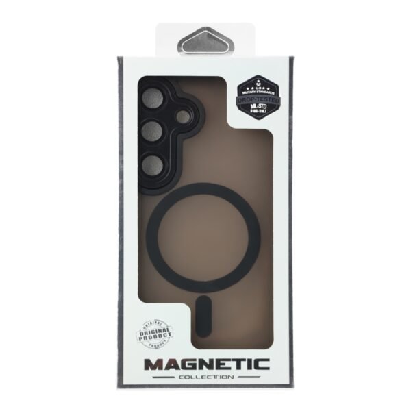 Чохол TPU+PC Magnetic Matte Camera Lens with Magsafe для Samsung Galaxy S24 5G (S921)