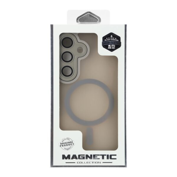 Чохол TPU+PC Magnetic Matte Camera Lens with Magsafe для Samsung Galaxy S24 5G (S921)