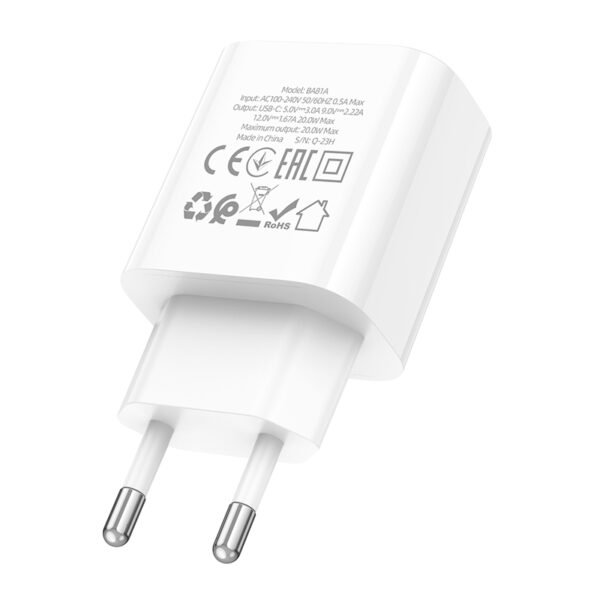 23901e91-e039-11ee-8098-9457a5668888-big.jpg Мережевий Зарядний Пристрій Borofone BA81A 1USB-C PD/QC 20W
