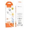 Кабель Hoco X109 Silicone Micro 2.4A