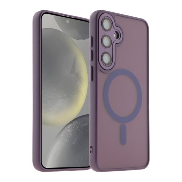 Чохол TPU+PC Magnetic Matte Camera Lens with Magsafe для Samsung Galaxy S24+ 5G (S926)
