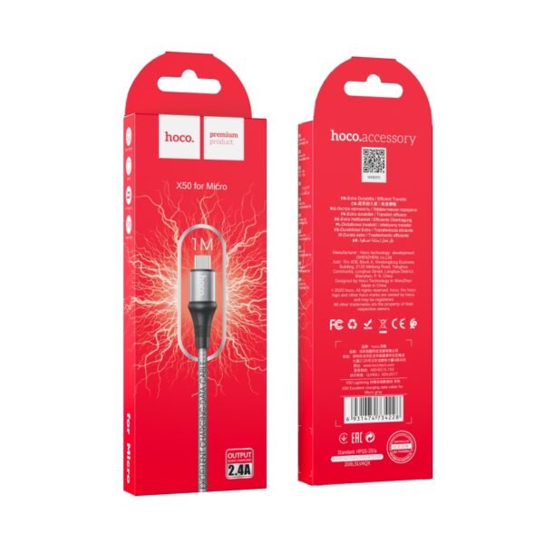 29cff23c-c712-11ed-804b-9457a5668888-big.jpg Кабель USB Hoco X50 Excellent Micro