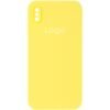 Чохол Silicone Case Square Full Camera для iPhone X/Xs