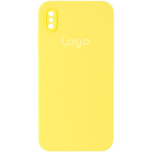 Чохол Silicone Case Square Full Camera для iPhone X/Xs
