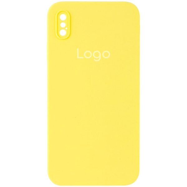 Чохол Silicone Case Square Full Camera для iPhone Xs Max