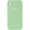 Чохол Silicone Case Square Full Camera для iPhone Xs Max
