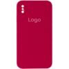 Чохол Silicone Case Square Full Camera для iPhone Xs Max