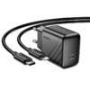 Мережевий Зарядний Пристрій Hoco CS24A 1USB-C PD/QC 25W+Type-C to Lightning