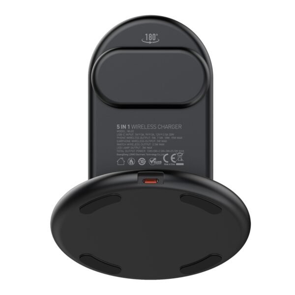 Бездротовий Зарядний Пристрій LDNIO WL02 5in1 25.5W For iWatch