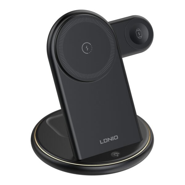 Бездротовий Зарядний Пристрій LDNIO WL02 5in1 25.5W For iWatch