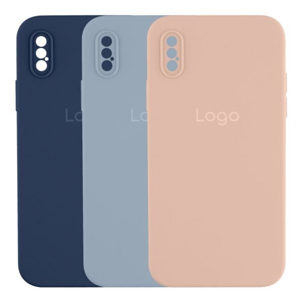 Чохол Silicone Case Square Full Camera для iPhone X/Xs