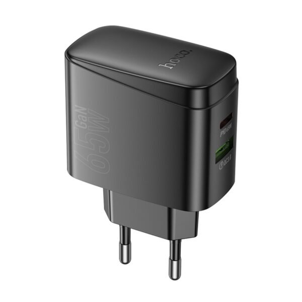 3cec977d-9cf5-11ef-80bb-9457a5668888-big.jpg Мережевий Зарядний Пристрій Hoco CS63A 1USB/1USB-C PD65W/QC GAN