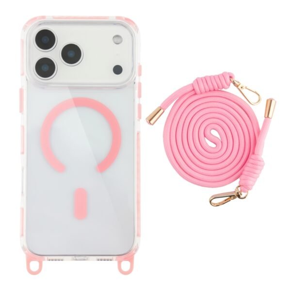 Чохол TPU+PC LanyardCase with MagSafe для iPhone 17 Pro Max