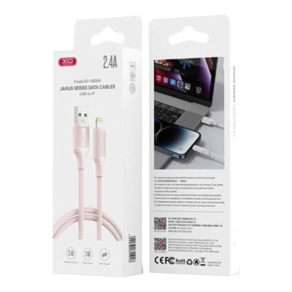 49a85738-66eb-11f0-80cc-9457a5668888-big.jpg Кабель USB XO-NB265 Lightning 2.4A