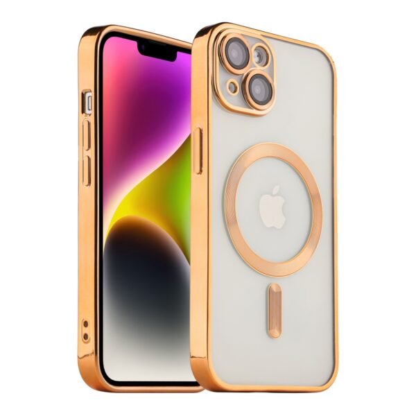 Чохол TPU Metallic Full Camera with Magsafe для iPhone 13