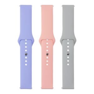 Ремінець Универс 20mm Silicone Original Button Design для Samsung/Amazfit/Huawei