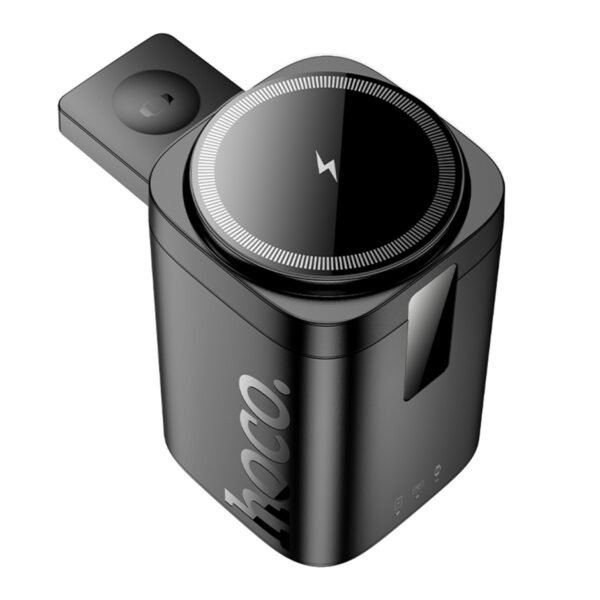 Бездротовий Зарядний Пристрій Hoco CQ20 3-in-1 15W Magnetic (iWatch)