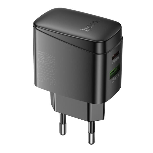 5e6847b4-f4e0-11ef-80c1-9457a5668888-big.jpg Мережевий Зарядний Пристрій Hoco CS61A 1USB/1USB-C PD/QC 30W GAN