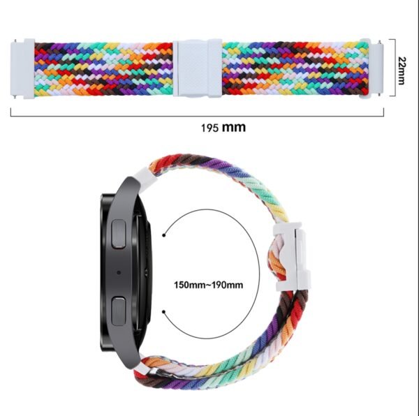 Ремінець Универс 22mm Elastic Adjustment для Samsung/Amazfit/Huawei