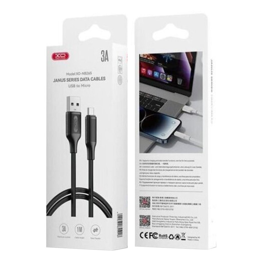 Кабель USB XO-NB265 Micro 2.4A - Зображення 2