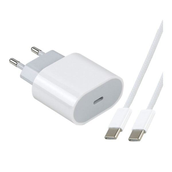Мережевий Зарядний Пристрій For IP PD35W 16 Pro Max+Type-C to Type-C 1:1