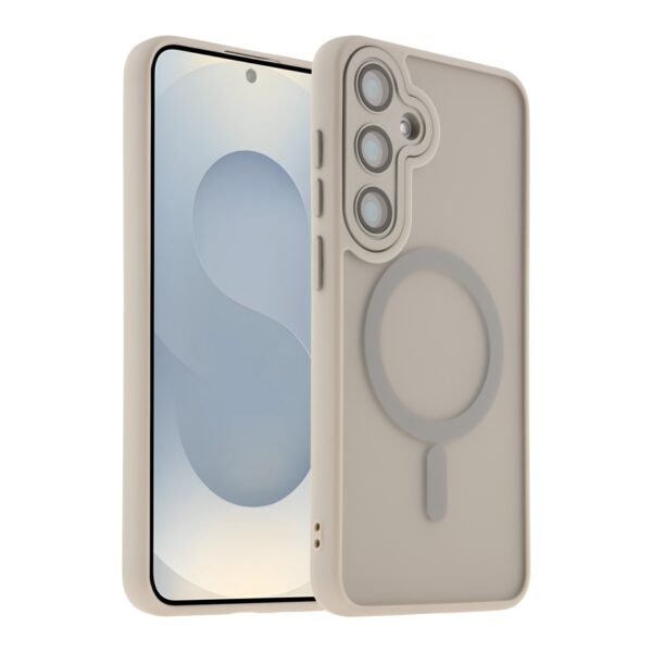 Чохол TPU+PC Magnetic Matte Camera Lens with Magsafe для Samsung Galaxy S25+ 5G (S936)