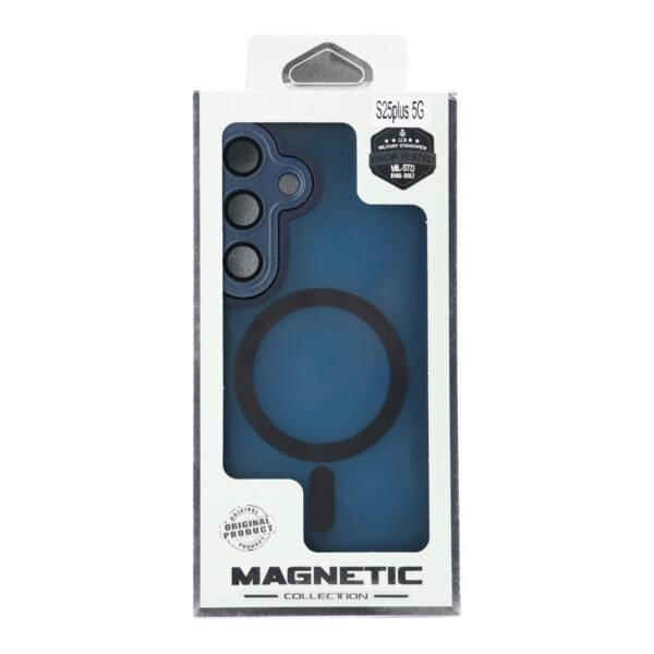 Чохол TPU+PC Magnetic Matte Camera Lens with Magsafe для Samsung Galaxy S25+ 5G (S936)