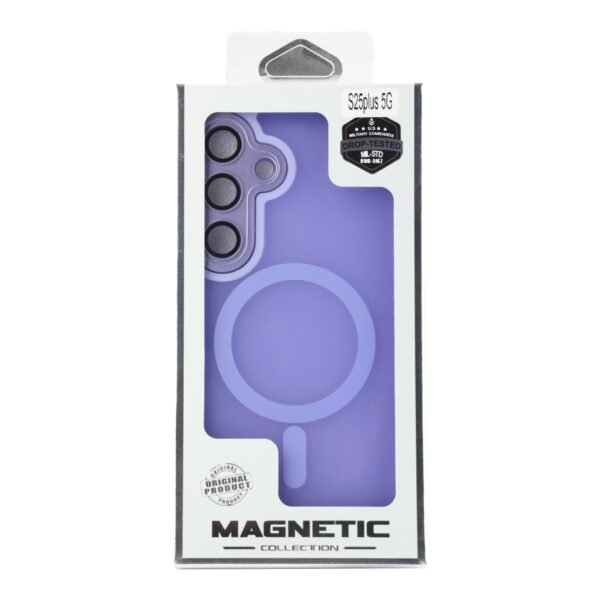 Чохол TPU+PC Magnetic Matte Camera Lens with Magsafe для Samsung Galaxy S25+ 5G (S936)