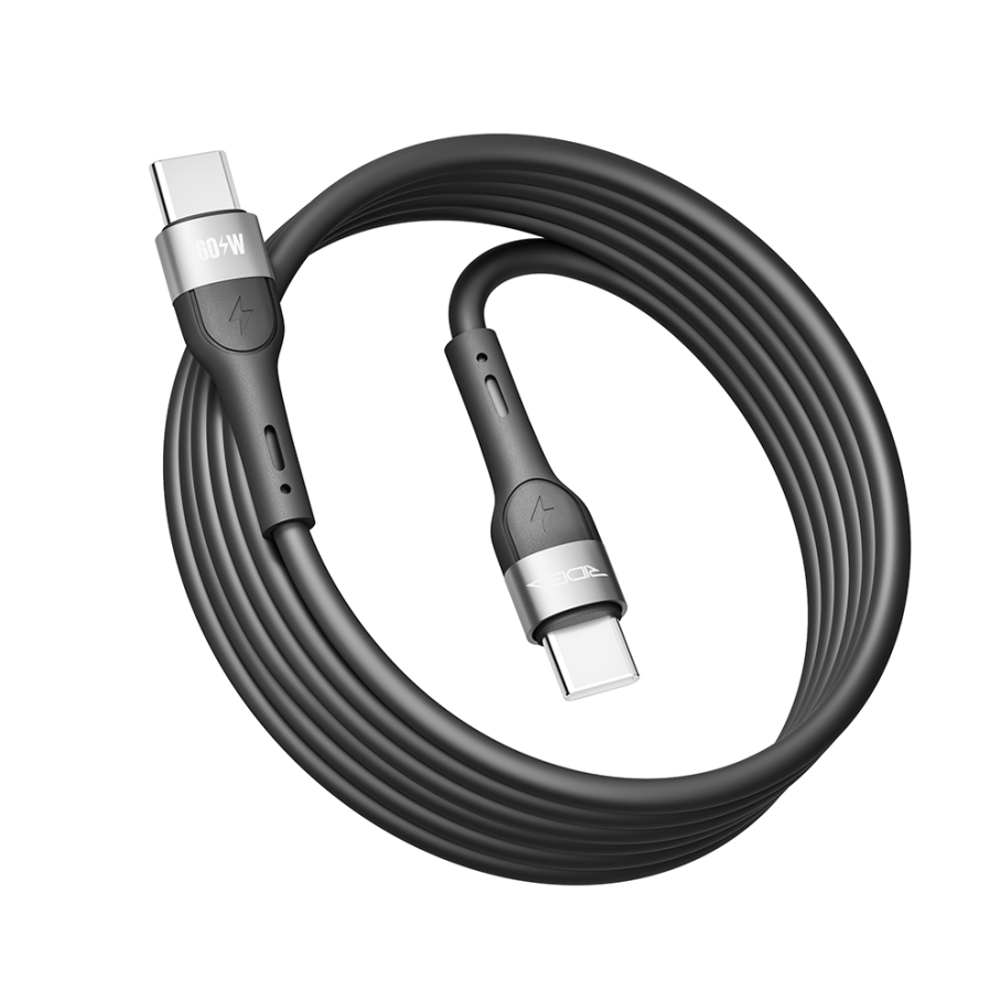 Кабель USB Ridea RC-XS51 X-Silicone Type-C to Type-C 60W 2m - Зображення 3