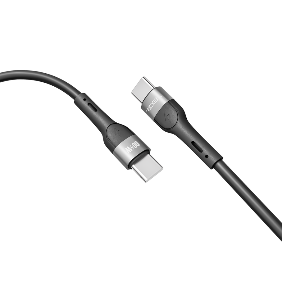 Кабель USB Ridea RC-XS51 X-Silicone Type-C to Type-C 60W 2m - Зображення 4