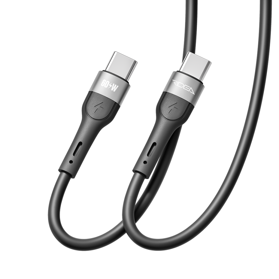 Кабель USB Ridea RC-XS51 X-Silicone Type-C to Type-C 60W 2m - Зображення 5