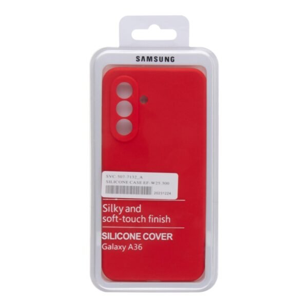 Чохол Liquid Silicone (AA) Full Camera для Samsung Galaxy A36 5G (A366)
