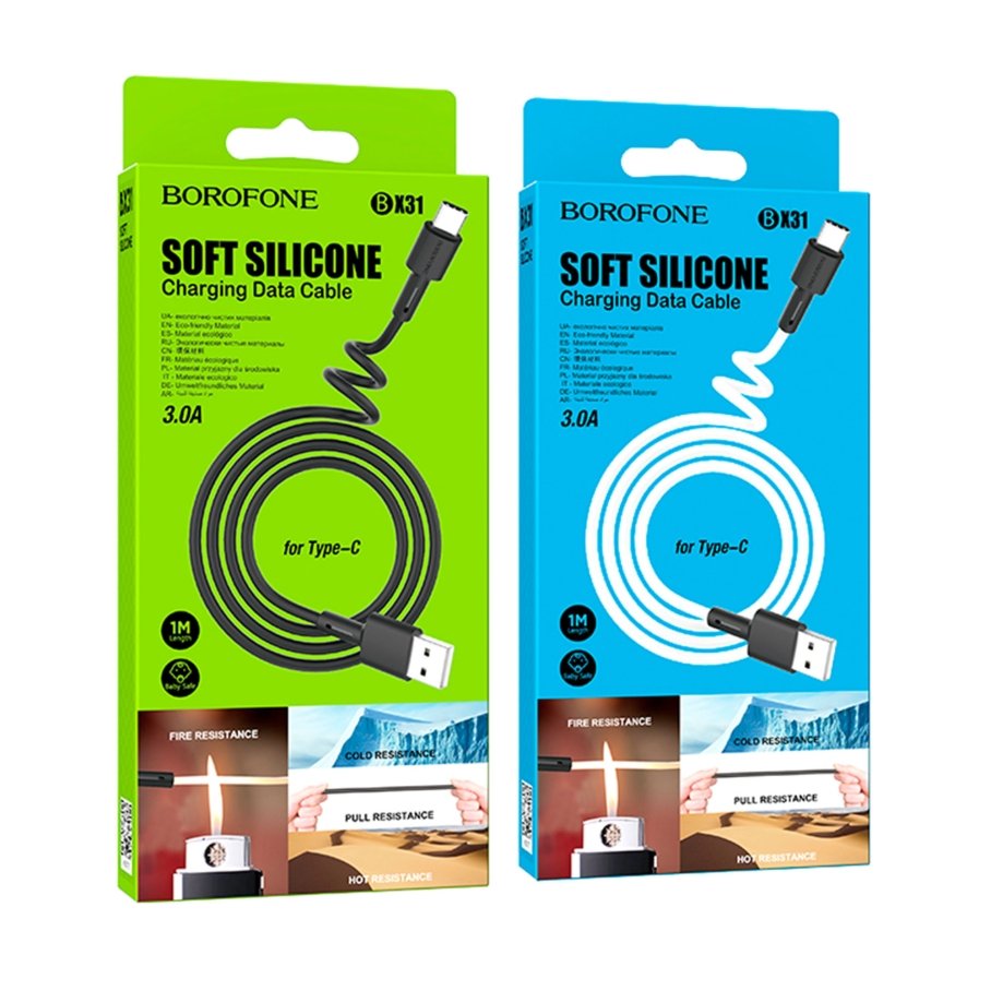 Кабель USB Borofone BX31 Silicone Type-C - Зображення 2
