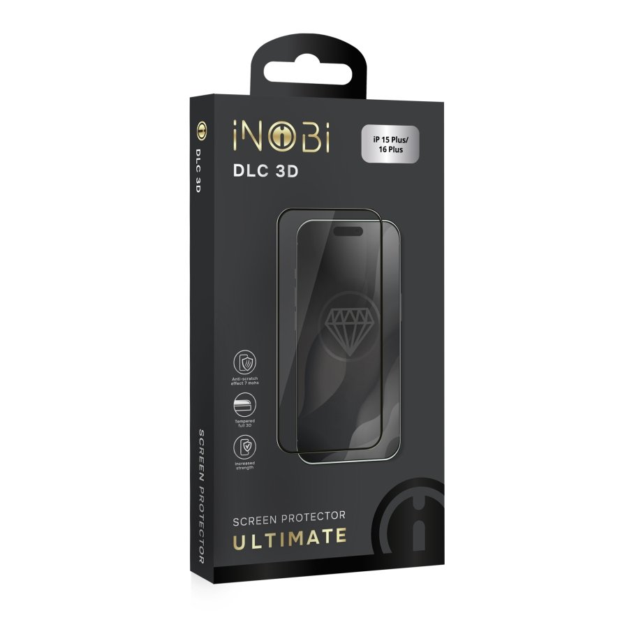 Захисне скло iNOBI Ultimate DLC 3D for iPhone 15 Plus/16 Plus